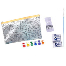 Клатч пенал раскраска Danko Toys CCL-01-01U C, My color Clutch, Коты (CCL-01-05U-RT)