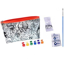 Клатч пенал раскраска Danko Toys CCL-01-01U C, My color Clutch, Две совы (CCL-01-06U-RT)