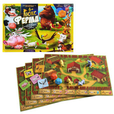 Настольная игра для детей 6 лет Danko Toys G-FL-01-02 B Ферма люкс (G-FL-01-02-RT)