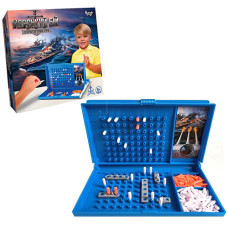 Настольная игра Морской бой Danko Toys G-MB-01U C в чемодане на 216 фишек (G-MB-01U-RT)