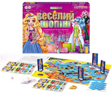 Настольная игра для девочек Danko Toys G-VS-01-01U B Веселый шопинг Premium (G-VS-01-01U-RT)
