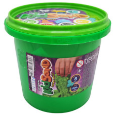 Кинетический песок Danko Toys KS-01-01 G, KidSand Зеленый, 1000 гр. (KS-01-01 Green-RT) 