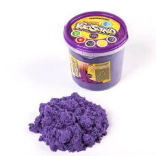Кинетический песок Danko Toys KS-01-04 V, KidSand Фиолетовый, 1200 гр. (KS-01-04 Violet-RT)