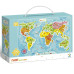 Пазлы на 100 штук DoDo Toys 300110/100110 Карта Мира, картинка 46х64 см (300110/100110-RT)