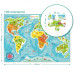 Пазлы на 100 штук DoDo Toys 300110/100110 Карта Мира, картинка 46х64 см (300110/100110-RT)