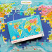 Пазлы на 100 штук DoDo Toys 300110/100110 Карта Мира, картинка 46х64 см (300110/100110-RT)
