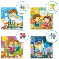 Пазлы 4 в 1 DoDo Toys 300130 P, Мой День (300130-RT)