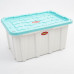 Ящик для игрушек пластиковый Doloni 01592 с крышкой, 109 литров (01592-RT)