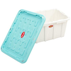 Ящик для игрушек пластиковый Doloni 01592 с крышкой, 109 литров (01592-RT)