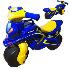 Беговел мотоцикл Полиция Doloni Toys 0138/570 M с широкими колесами (0138/570-RT)