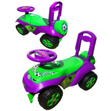 Толокар со спинкой Машинка Doloni Toys 0141/02 V с бардачком Фиолетовый (0141/02-RT)