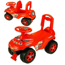 Машинка толокар Автошка Doloni Toys 0141/05 R со спинкой (0141/05-RT)