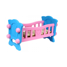 Кроватка для кукол и пупсов Техно 4173 розовая с голубым