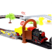 Железная дорога "Серебряный путь" игровой набор с тележкой, горкой и кольцом