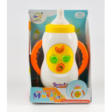 Музыкальная погремушка Chimster Milk Bottle для малышей (QF366-020)