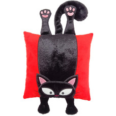 Декоративная подушка FWPCATBLACKIE25BK Кот Черныш (FWPCATBLACKIE25BK-RT)