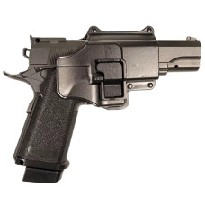 Пистолет страйкбольный с кобурой Galaxy Glock 17 М с пульками, черный (G15+-RT)