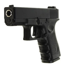 Пистолет спринговый Galaxy Glock 17 МП на пульках, черный (G15-RT)