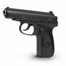 Детский страйкбольный пистолет Galaxy Макарова ПМ-М на пульках, черный (G29B-RT)