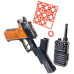 Детский пистолет с пистонами Golden Gun 252GG, B60 с рацией, 23.5 см (252GG-RT)