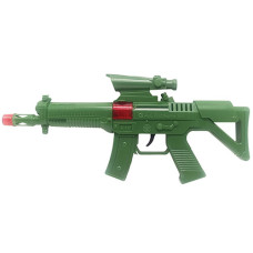 Автомат трещотка Golden Gun 801GG, со звуком и светом, 35 см (801GG Green-RT)