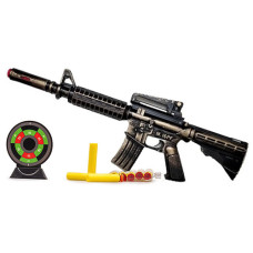 Автомат с мягкими пулями Golden Gun 910GG, M16 PF, с мишенью, 42 см,  (910GG Gold-RT)