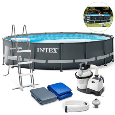 Каркасный бассейн полный комплект Intex, Ultra XTR Frame 148х122 см, 19156 л (26326-INT)