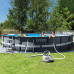 Каркасный бассейн  с набором для ухода Intex 610х122 см, песочный насос, лестница, тент, подстилка (IP-170886)