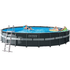 Каркасный бассейн с лестницей Intex 732x132 см, с тентом и подстилкой, 47241 л (IP-170924)