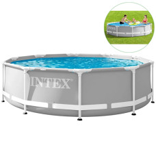 Каркасный бассейн круглый Intex, Prism Frame 305х76 см, 4485 л (26700-INT)