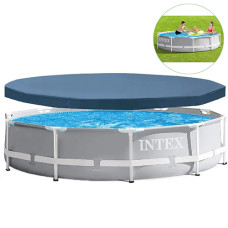 Каркасный бассейн с тентом Intex, Prism Frame 305х76 см, 4485 л (26700-3 New-INT)