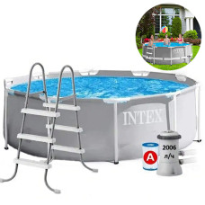 Каркасный бассейн с лестницей и фильтром Intex, Prism Frame 905х99 см, 5927 л (26706ND-4 New-INT)