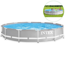  Каркасный бассейн круглый Intex, Prism Frame 336х76 см, 6503 л (26710-INT)
