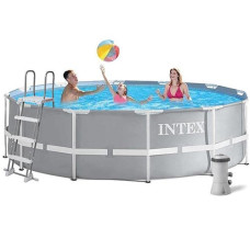 Каркасный бассейн с фильтром Intex 366x122 см, с лестницей, 10685 л (IP-172468)