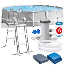 Каркасный бассейн полный комплект Intex, Prism Frame 427х107 см, 12706 л (26720-INT)
