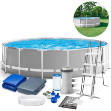 Каркасный бассейн полный комплект Intex, Prism Frame 457х122 см, 16805 л (26726-INT)