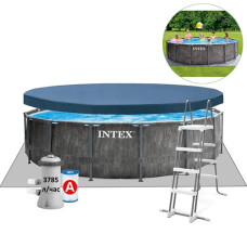 Каркасный бассейн полный комплект Intex, Prism Frame 457х122 см, 16805 л (26742-INT)