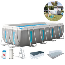 Каркасный бассейн полный комплект Intex, Prism Frame 400х200 см, 8418 л (26770-INT)