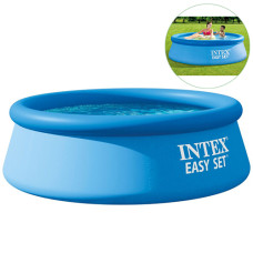 Надувной бассейн Intex с тентом, Easy Set 244х76 см, 2400 л (28110-3 New-INT)