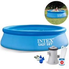 Надувной бассейн с фильтром Intex, Easy Set 305х61 см, 3077 л (28118-INT)