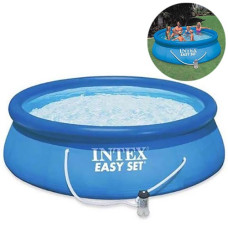 Бассейн надувной для взрослых Intex с фильтром и чашей, 366х76 см (IP-175192)