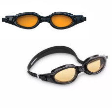 Детские очки для плавания Intex 5569 Y, размер L 14+. в футляре. Желтый (55692 Yellow)-RT)