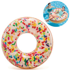 Надувной круг для плавания Intex, Пончик с присыпкой, 99 см (56263-INT)