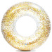 Надувной круг прозрачный с блестками Intex, 107 см, Золотистый  (56274-gold-INT)
