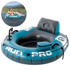Надувной круг шезлонг Intex, River Run, серия Sports, 140х132 см (IP-175150)