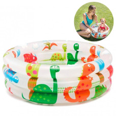 Маленький надувной бассейн Intex, Динозавры 61х22 см, 33 л (57106-INT)