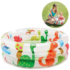 Надувной бассейн для детей от 1 года Intex 57106-2 Динозаврик, 61x22 см, 33 л (57106-2-RT)