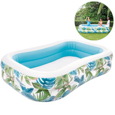 Надувной бассейн для детей Intex, Тропики 229х152 см, 600 л (57177-INT)