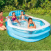 Детский надувной бассейн с навесом Intex с сиденьем, 229х191х135 см, 530 л (57186-RT)