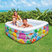 Надувной бассейн для детей Intex 150х29 см, Аквариум квадратный (57471-RT)